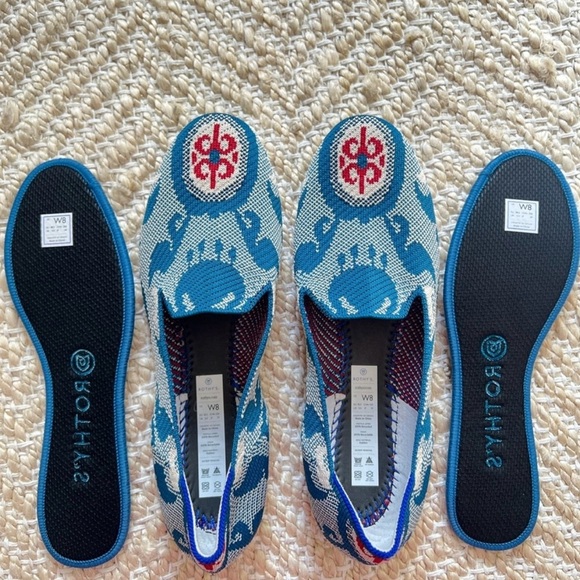 Rothy's Moroccan Teal Loafers - Picture 3 of 7